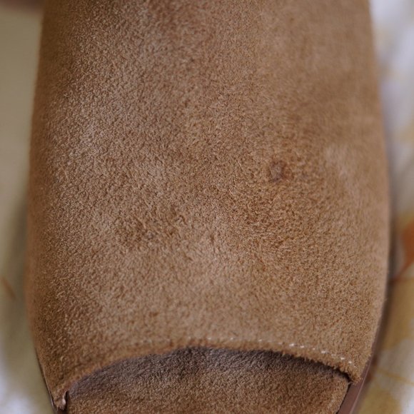 NEW 9.5 lucky brand keight peep toe *stain - Picture 5 of 8